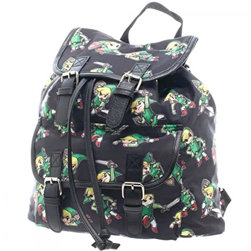 Backpack with side zip access-Backpack - Nintendo Zelda Link Sublimated Knapsack New Toys School Bag Kq2S24Zww