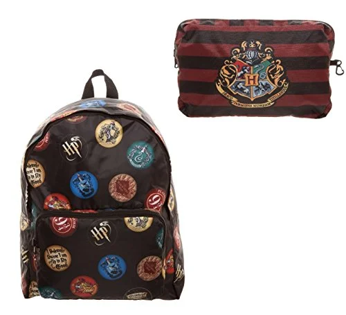 Harry Potter Hogwarts Packable Lightweight Backpack Sublimated Print School Bag