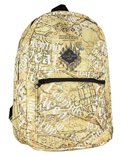 Stylish hiking backpack for teens-Harry Potter Marauder'S Map Backpack