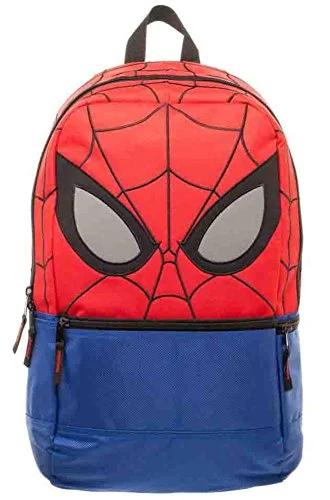 Lightweight travel backpack for girls-Marvel Spiderman Backpack With Reflective Eyes