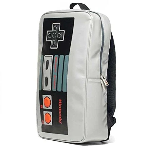 Backpack for wilderness hiking-Nintendo Controller Large Gray Backpack