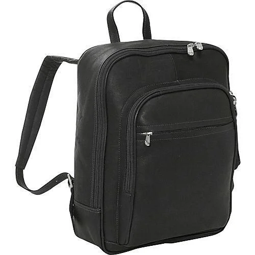 Piel Leather Front Pocket Computer Backpack