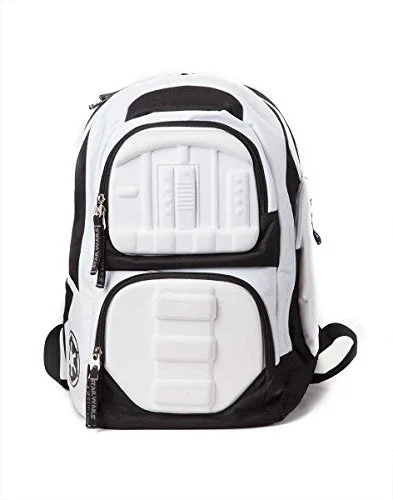 Backpack for long-distance treks-Star Wars Backpack 3D Stormtrooper Bioworld Borse