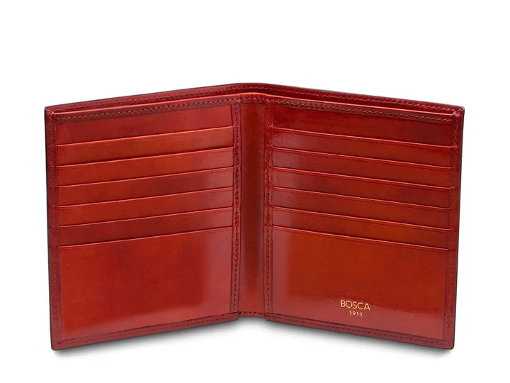 Bosca 12 Pocket Leather Wallet- $165