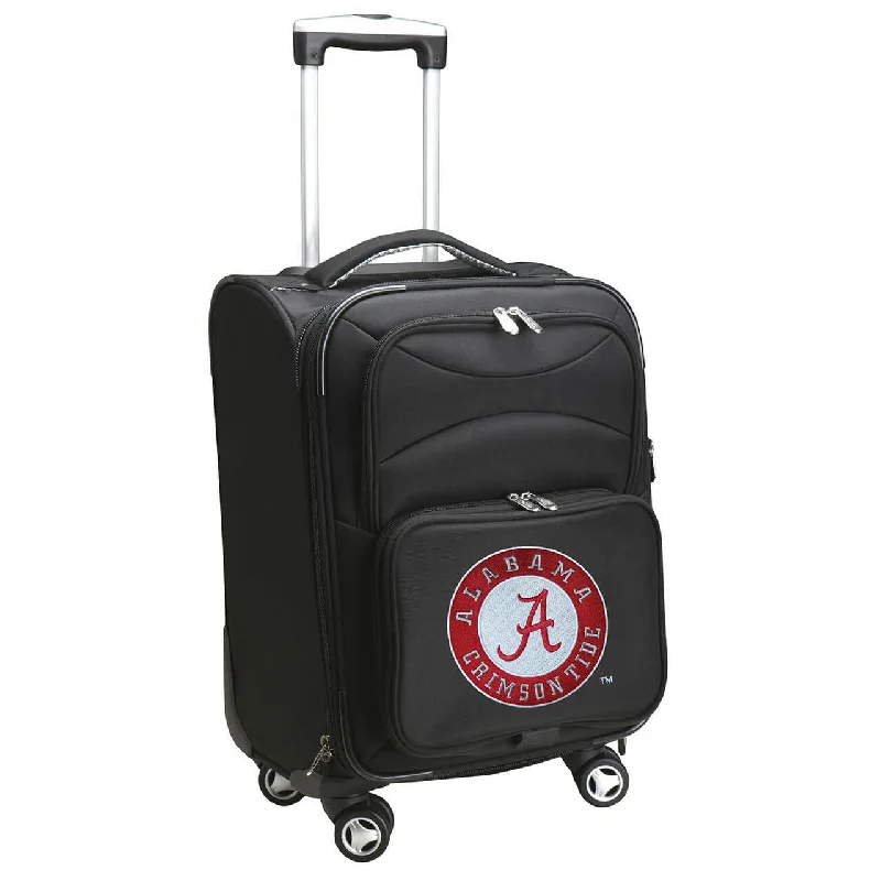 Alabama Crimson Tide 20'' Black Domestic Soft Side Carry-on Spinner