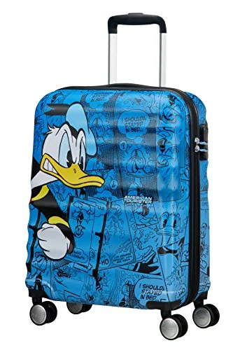 American Tourister - Disney Wavebreaker - Spinner 55/20 Hand Luggage, 55 cm, 36 liters, Multicolour (Donald Duck)