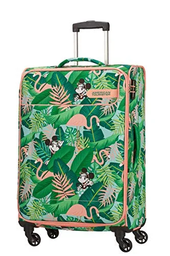 American Tourister Funshine Disney Suitcase, 66 cm, 63.5 liters, Multicolour (Minnie Miami Palms)