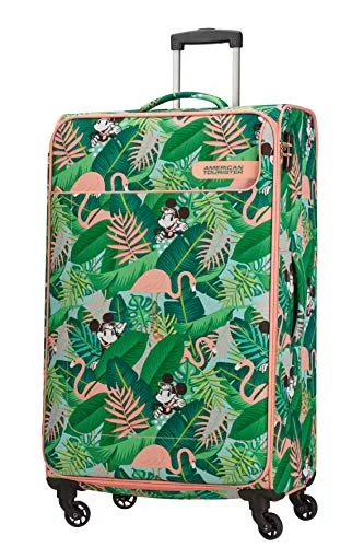 American Tourister Funshine Disney Suitcase, 79 cm, 99.5 liters, Multicolour (Minnie Miami Palms)