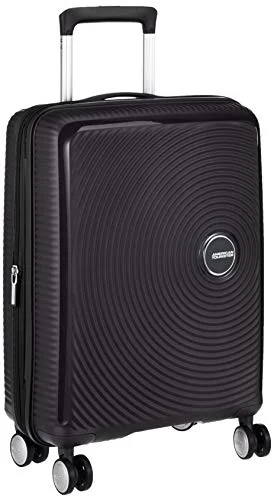 AMERICAN TOURISTER Soundbox - Spinner 55/20 Expandable Suitcase, 55 cm, 35.5 liters, Black (Bass Black)