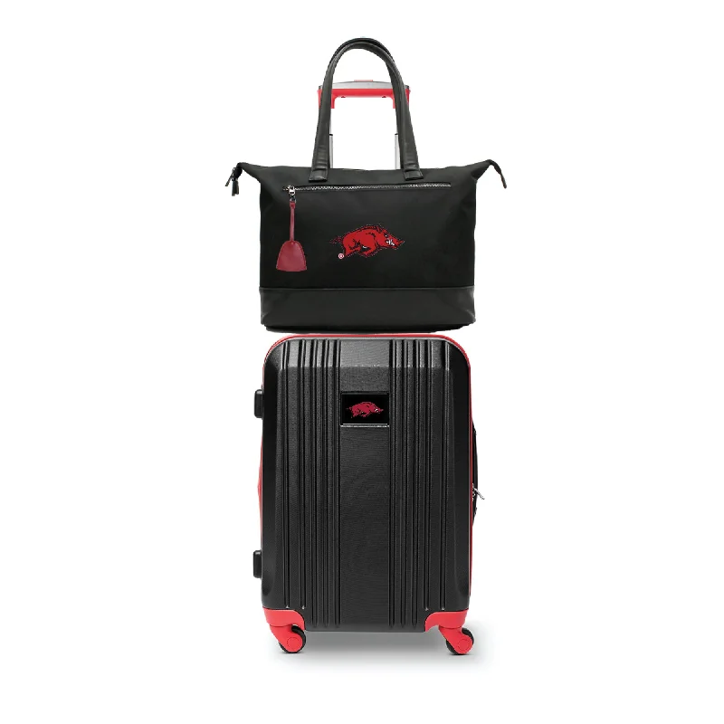 Arkansas Razorbacks Premium Laptop Tote Bag and Luggage Set