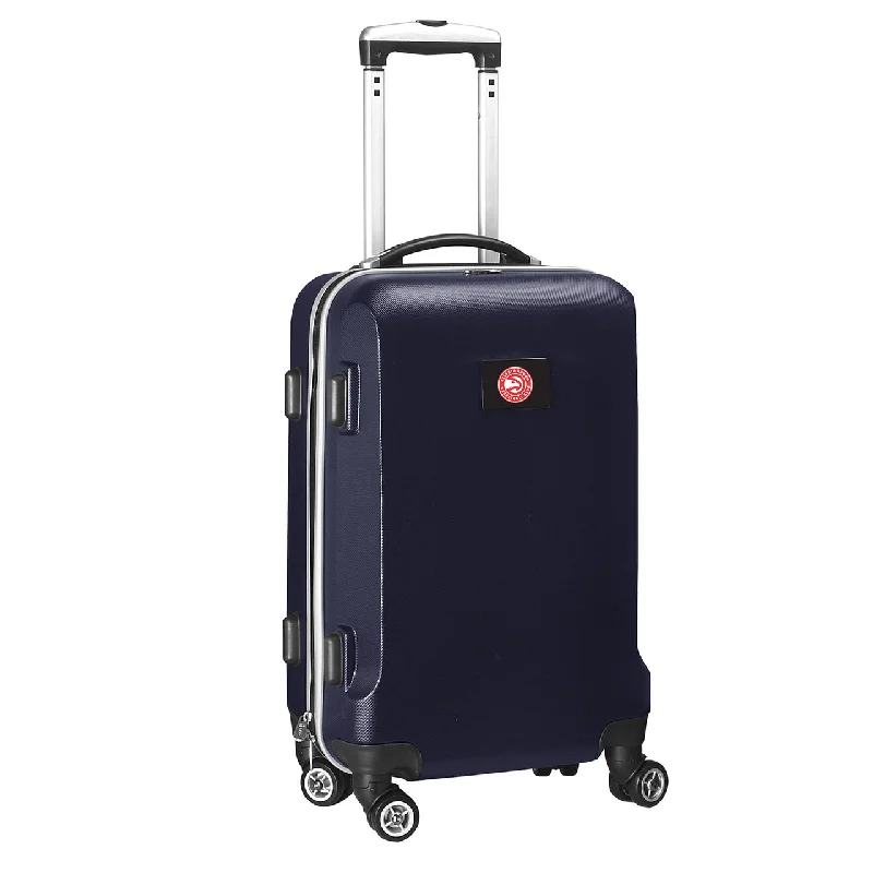 Suitcase with strong frames-Atlanta Hawks 20" Navy Domestic Carry-on Spinner