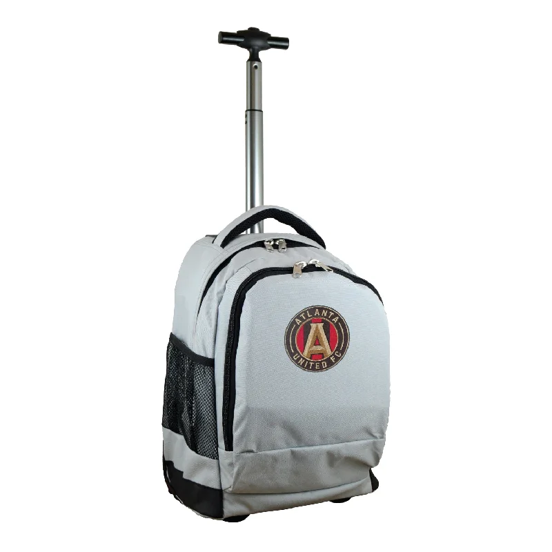 Atlanta United FC 19" Premium Wheeled Backpack-Gray