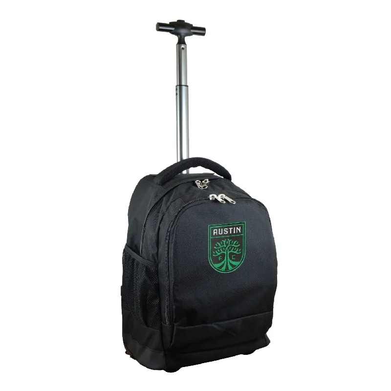 Austin FC 19" Premium Wheeled Backpack-Black