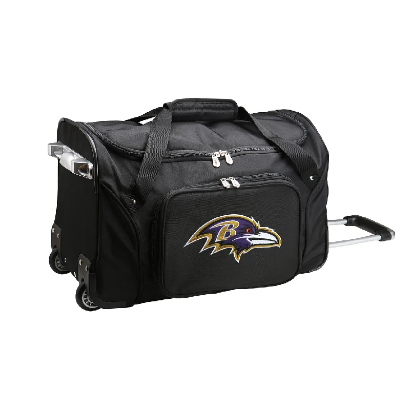 Baltimore Ravens Luggage | Baltimore Ravens Wheeled Carry On Luggage