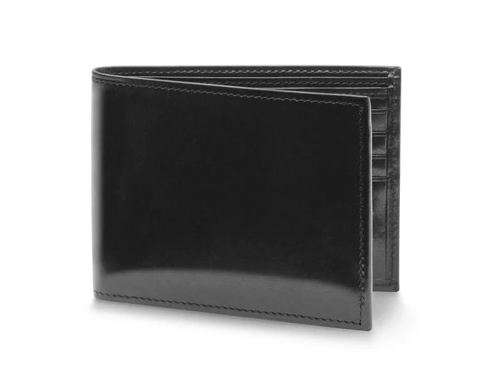 Bosca Bifold Leather Wallet With ID Flap