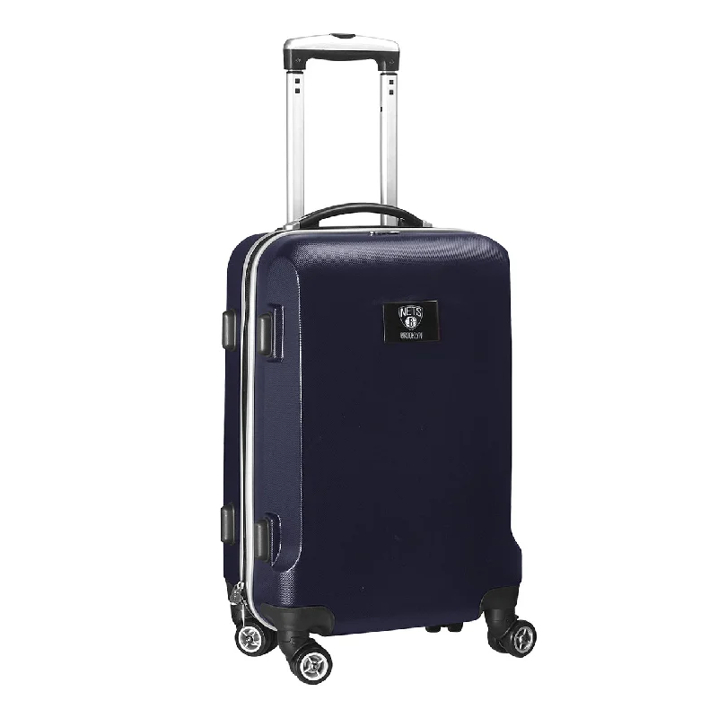 Suitcase stylish details-Brooklyn Nets 20" Navy Domestic Carry-on Spinner