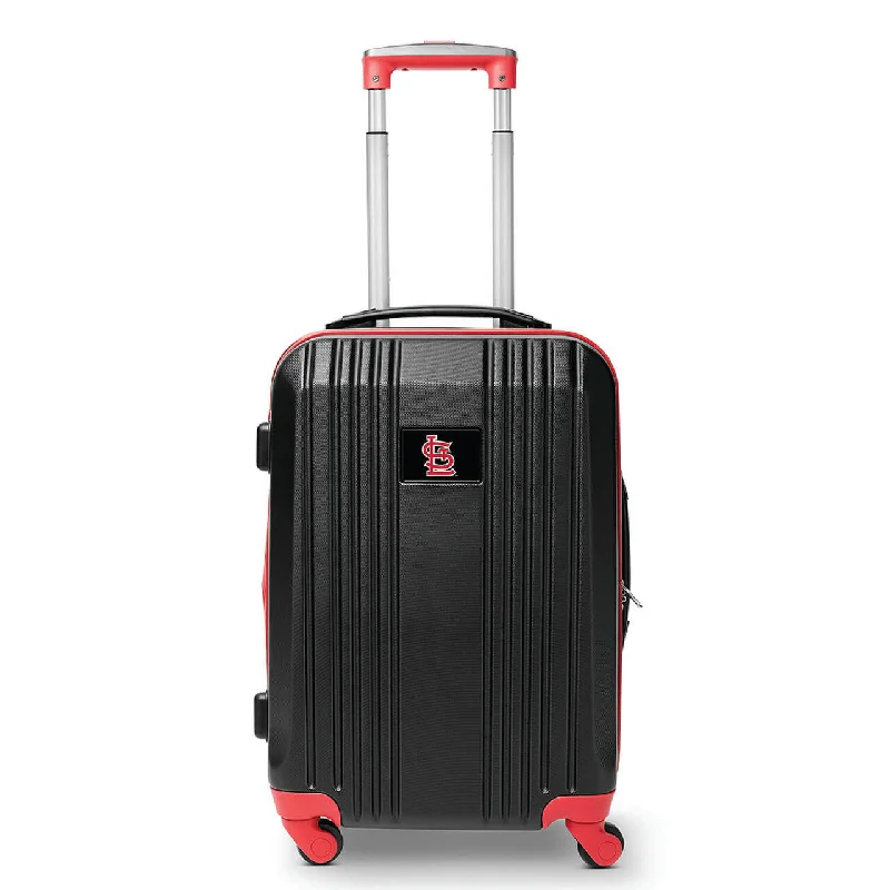 Cardinals Carry On Spinner Luggage | St Louis Cardinals Hardcase Two-Tone Luggage Carry-on Spinner in Red