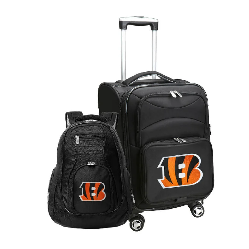 Cincinnati Bengals Spinner Carry-On Luggage and Backpack Set