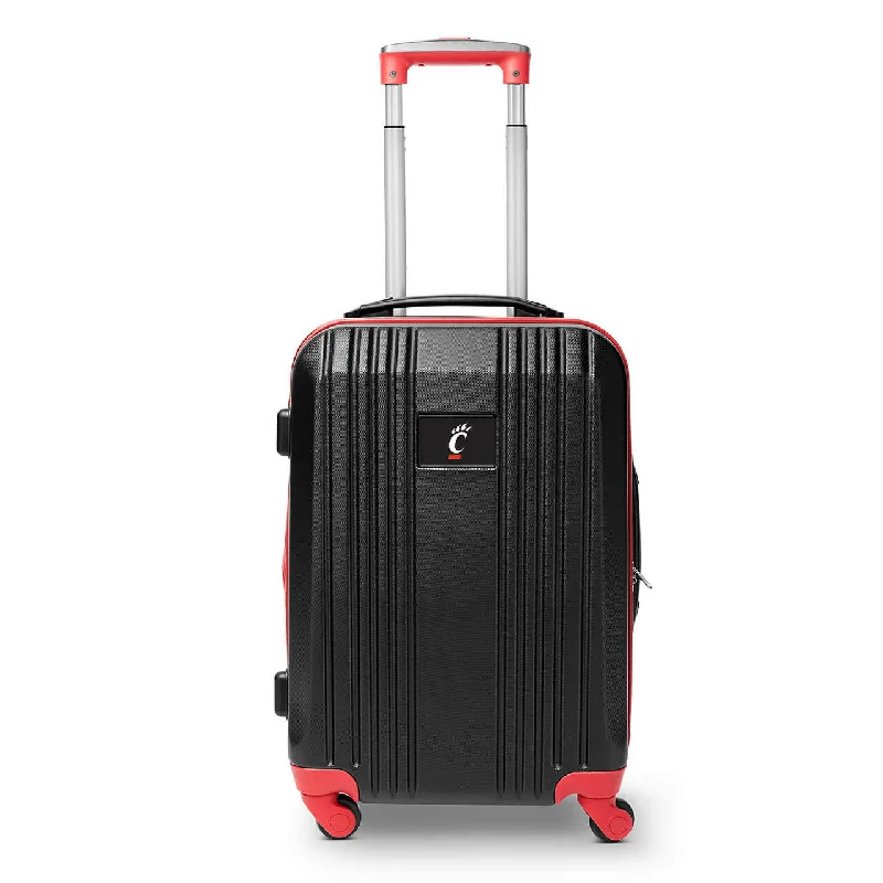 Cincinnati Carry On Spinner Luggage | Cincinnati Hardcase Two-Tone Luggage Carry-on Spinner in Red