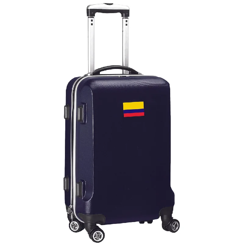 Colombia Flag 21" Carry-On Spinner in NAVY