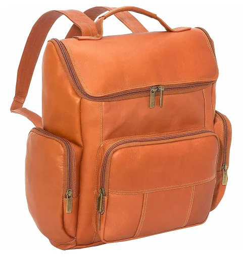 David King & Co. 334 Leather Women's Mid Size Zip Around Backpack- $155