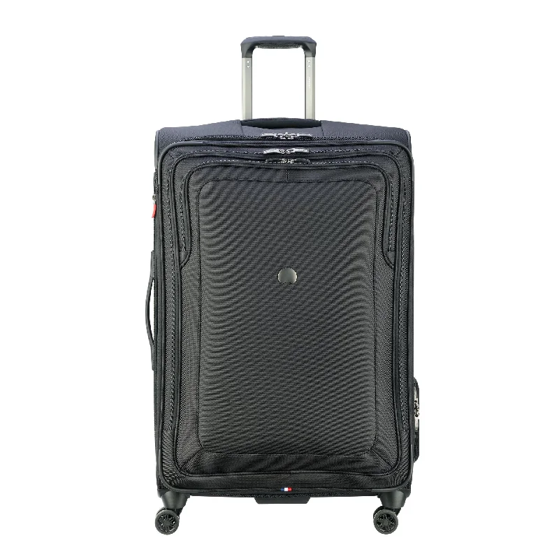 DELSEY Paris Cruise Lite Softside 29" Exp. Spinner Suiter Trolley, BLACK