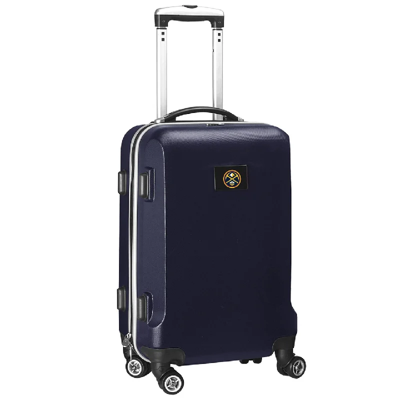 Suitcase for organized travelers-Denver Nuggets 20" Navy Domestic Carry-on Spinner