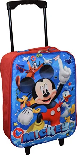 Disney Junior Mickey And The Roadster Racers 15" Collapsible Wheeled Pilot Case - Rolling Luggage