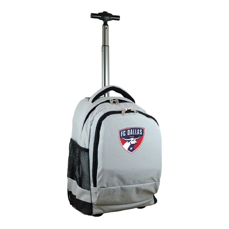 FC Dallas 19" Premium Wheeled Backpack-Gray