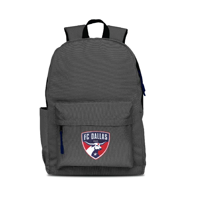 FC Dallas Campus Laptop Backpack - Gray/Navy