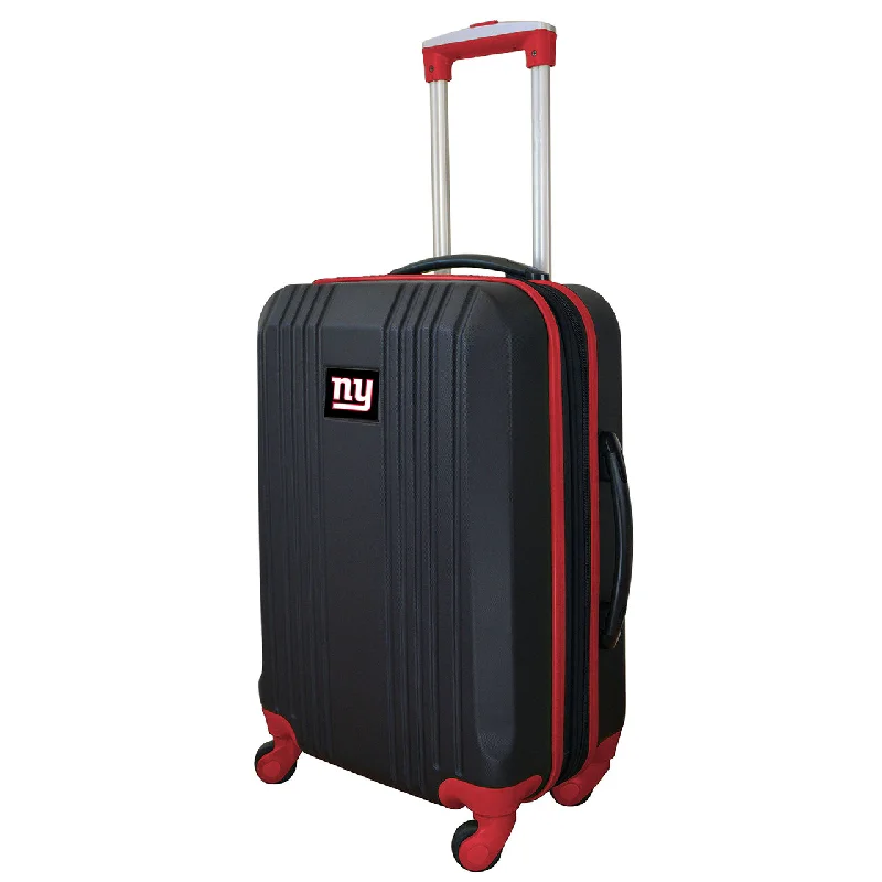 Giants Carry On Spinner Luggage | New York Giants Hardcase Two-Tone Luggage Carry-on Spinner in Red