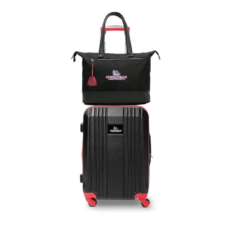 Gonzaga University Bulldogs Premium Laptop Tote Bag and Luggage Set