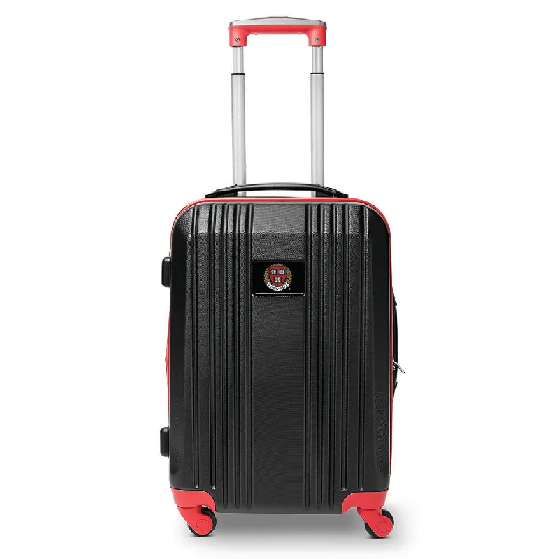 Harvard Carry On Spinner Luggage | Harvard Hardcase Two-Tone Luggage Carry-on Spinner in Red