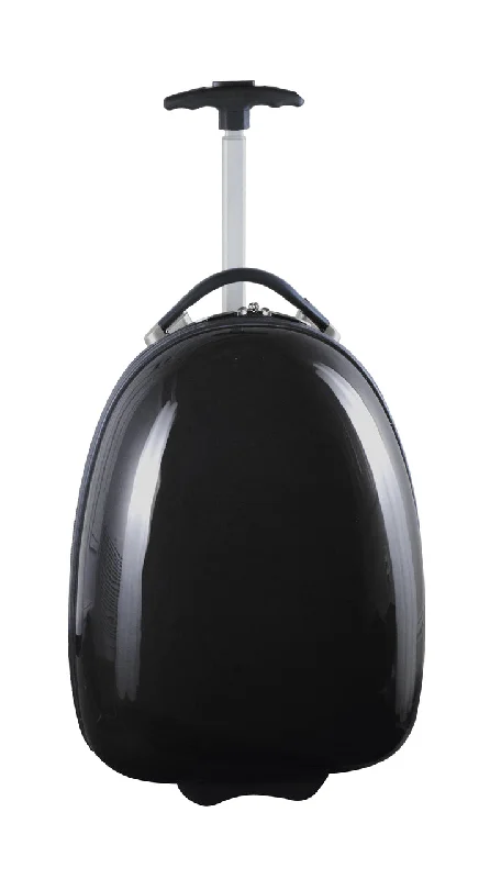 Kids Rolling Pod Luggage In Black