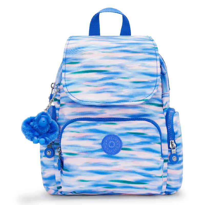 Kipling City Zip Small  Backpack Diluted Blue