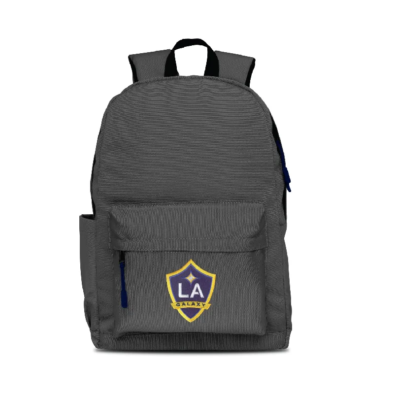 LA Galaxy Campus Laptop Backpack - Gray/Navy