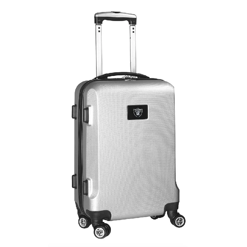 Las Vegas Raiders 20" Silver Domestic Carry-on Spinner