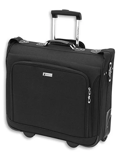 London Fog Buckingham 44" Wheeled Garment Bag, Black