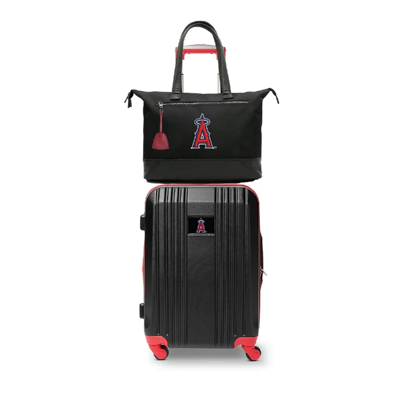 Los Angeles Angels Premium Laptop Tote Bag and Luggage Set