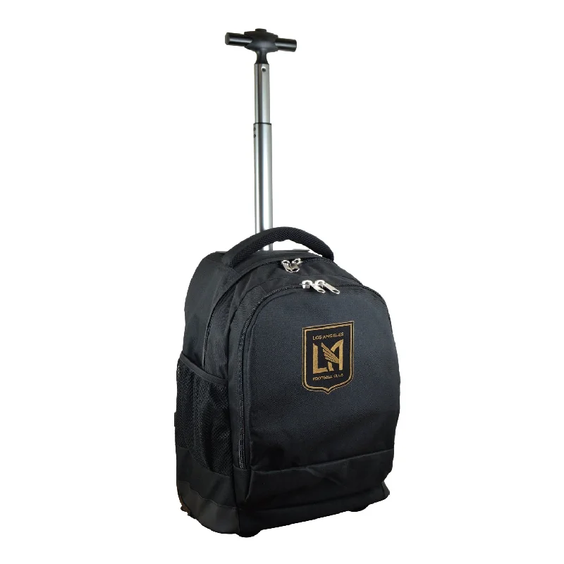 Los Angeles FC 19" Premium Wheeled Backpack-Black