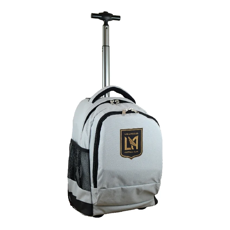 Los Angeles FC 19" Premium Wheeled Backpack-Gray