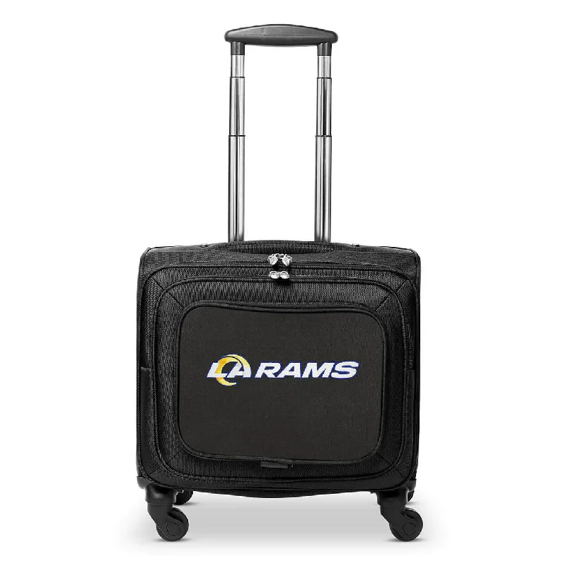 Los Angeles Rams 14" Black Wheeled Laptop Overnighter