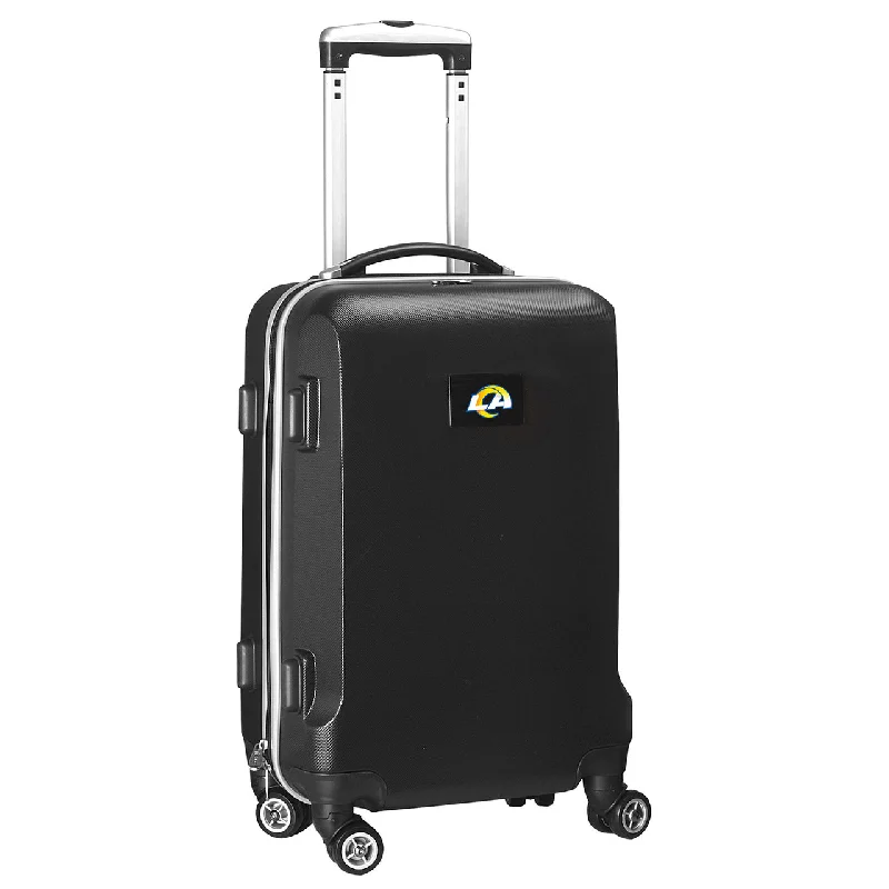 Los Angeles Rams 20" 8 Wheel Hardsided Carry-On Spinner in Black