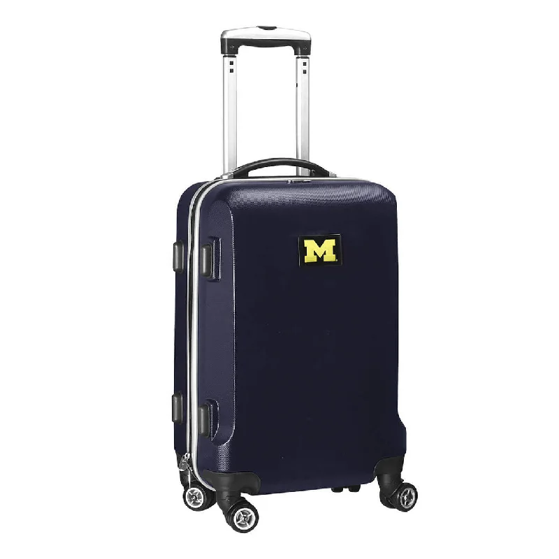 Michigan Wolverines 20" Navy Domestic Carry-on Spinner