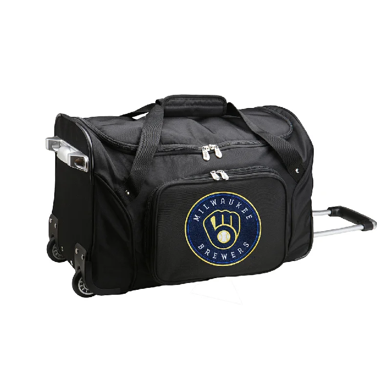 Milwaukee Brewers Luggage | Milwaukee Brewers Wheeled Carry On Luggage