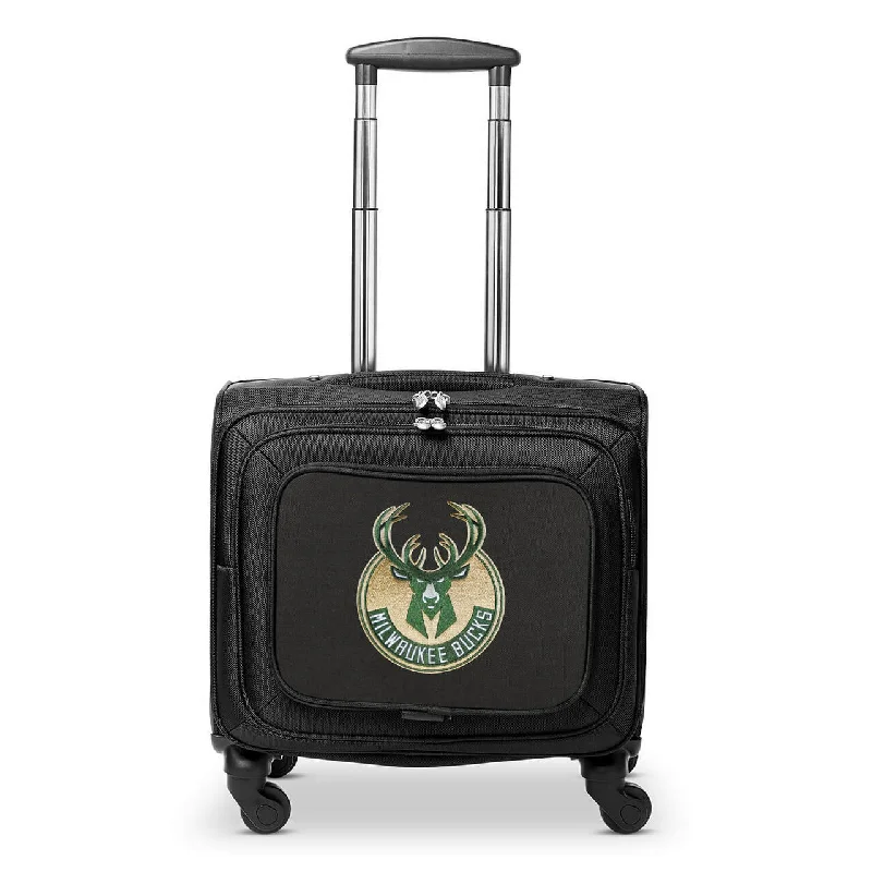 Milwaukee Bucks 14" Black Wheeled Laptop Overnighter