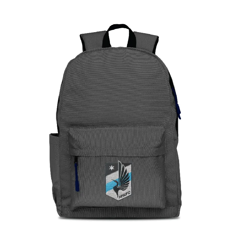 Minnesota United FC Campus Laptop Backpack - Gray/Navy