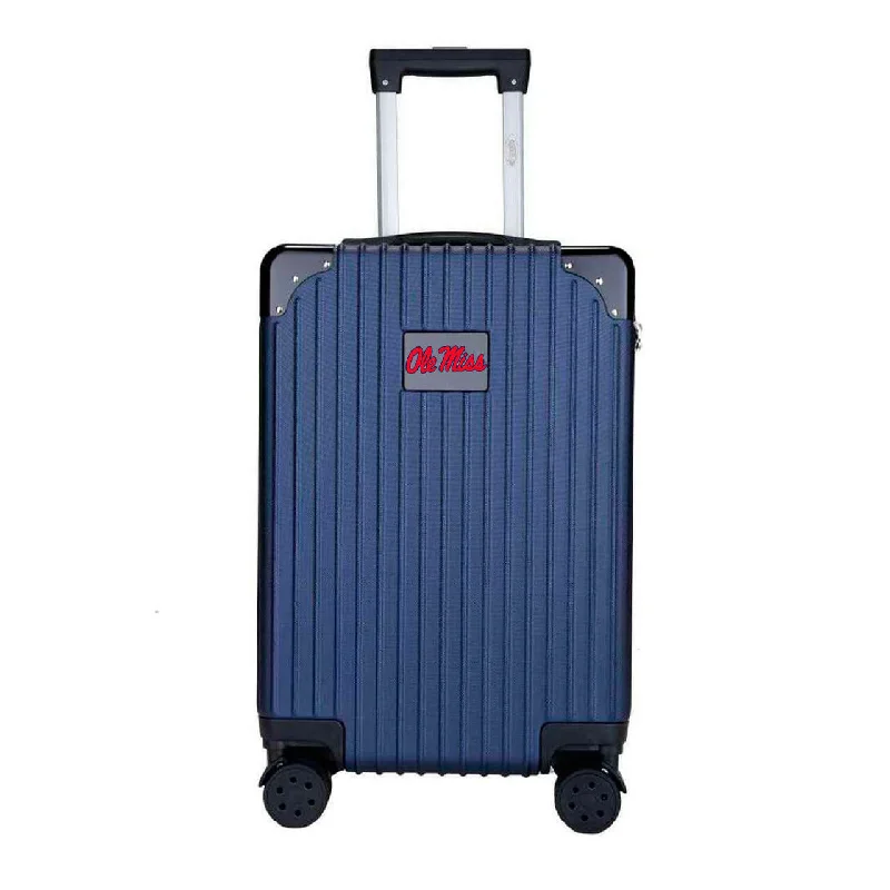 Mississippi Ole Miss Premium 2-Toned 21" Carry-On Hardcase in NAVY