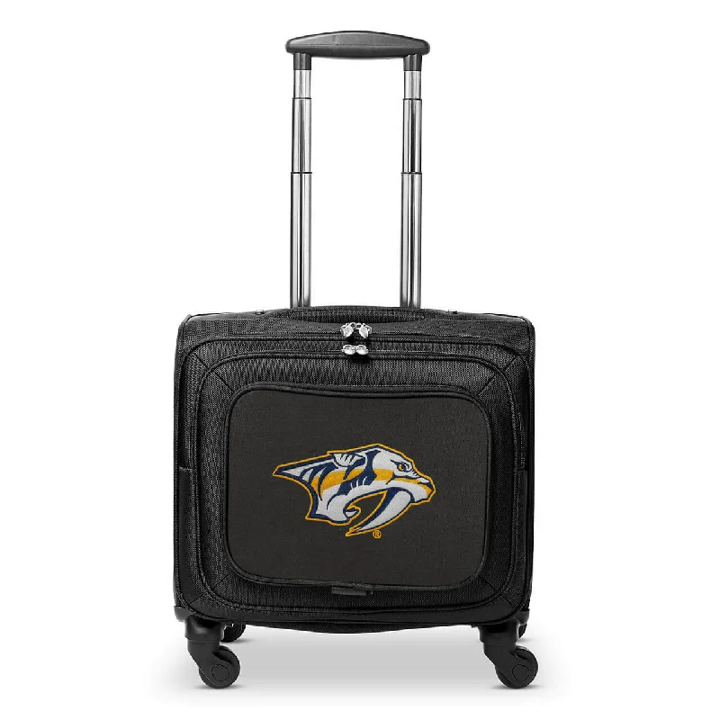 Nashville Predators 14" Black Wheeled Laptop Overnighter