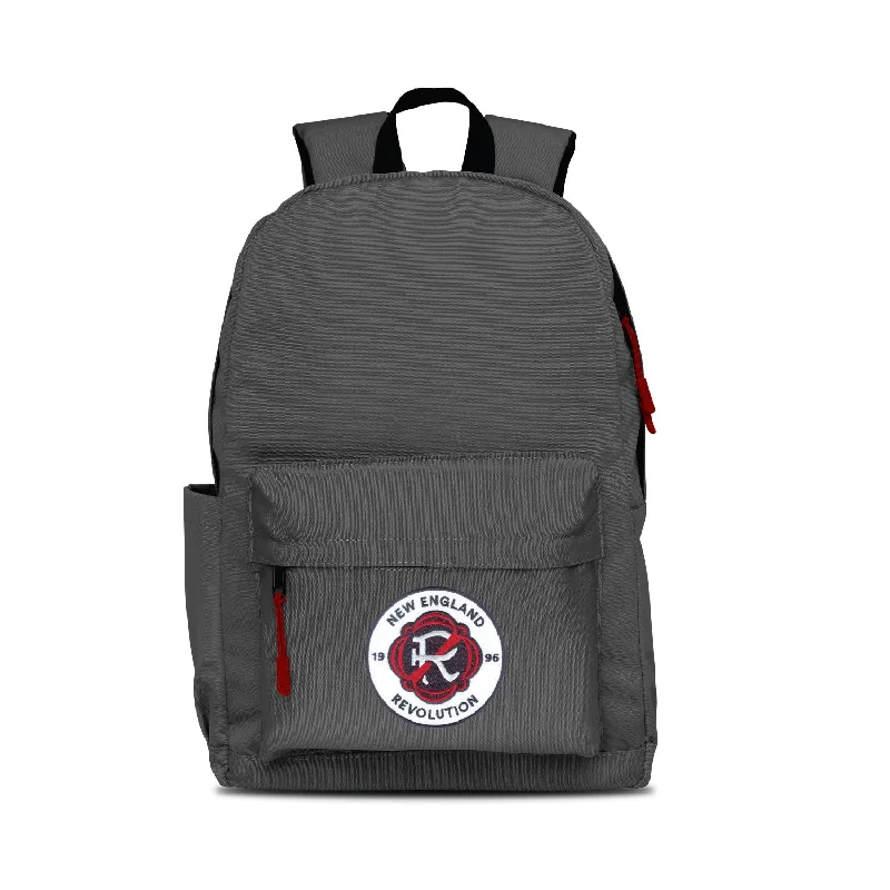 New England Revolution Campus Laptop Backpack - Gray/Red